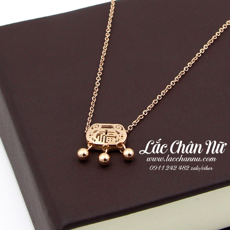 Lắc chân Titan vàng đẹp LCN164