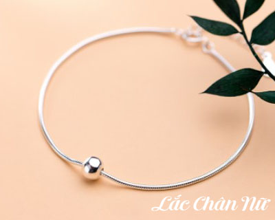 Lắc chân bạc nữ đơn giản LCBN270