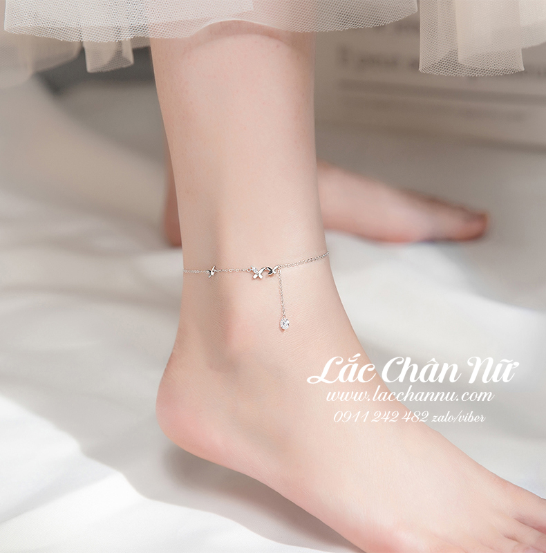 Shop chuyên bán lắc chân bạc đẹp